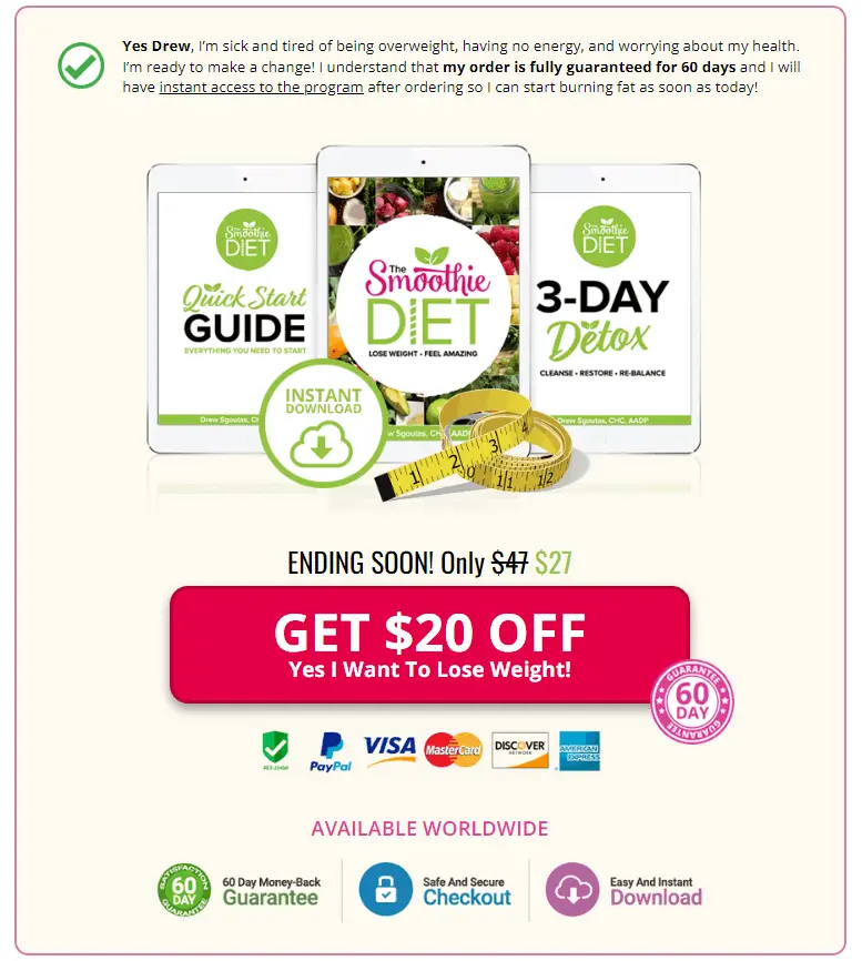 smoothie diet buy from official site
